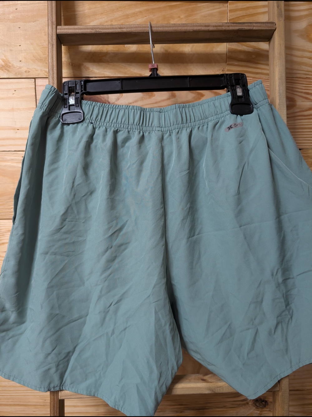 RBX Men's Sage Green Athletic Shorts - Picture 4 of 5
